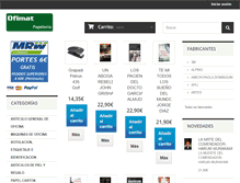 Tablet Screenshot of papeleriaofimat.com